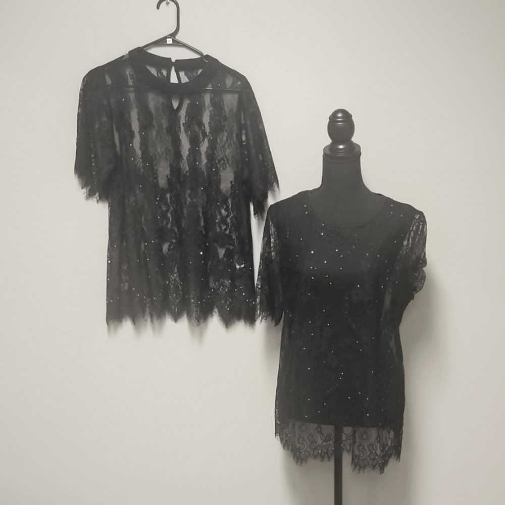 Lacey black shirt